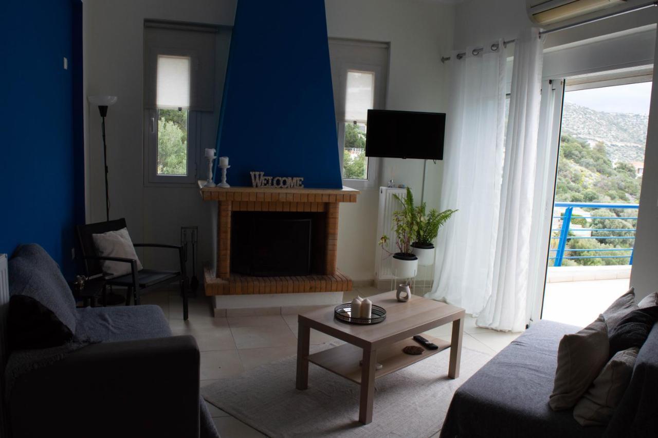 Blue And White Apartment Schinias